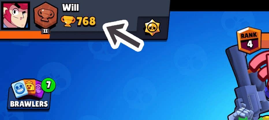 Brawl Stars Total Trophy Count And Current League