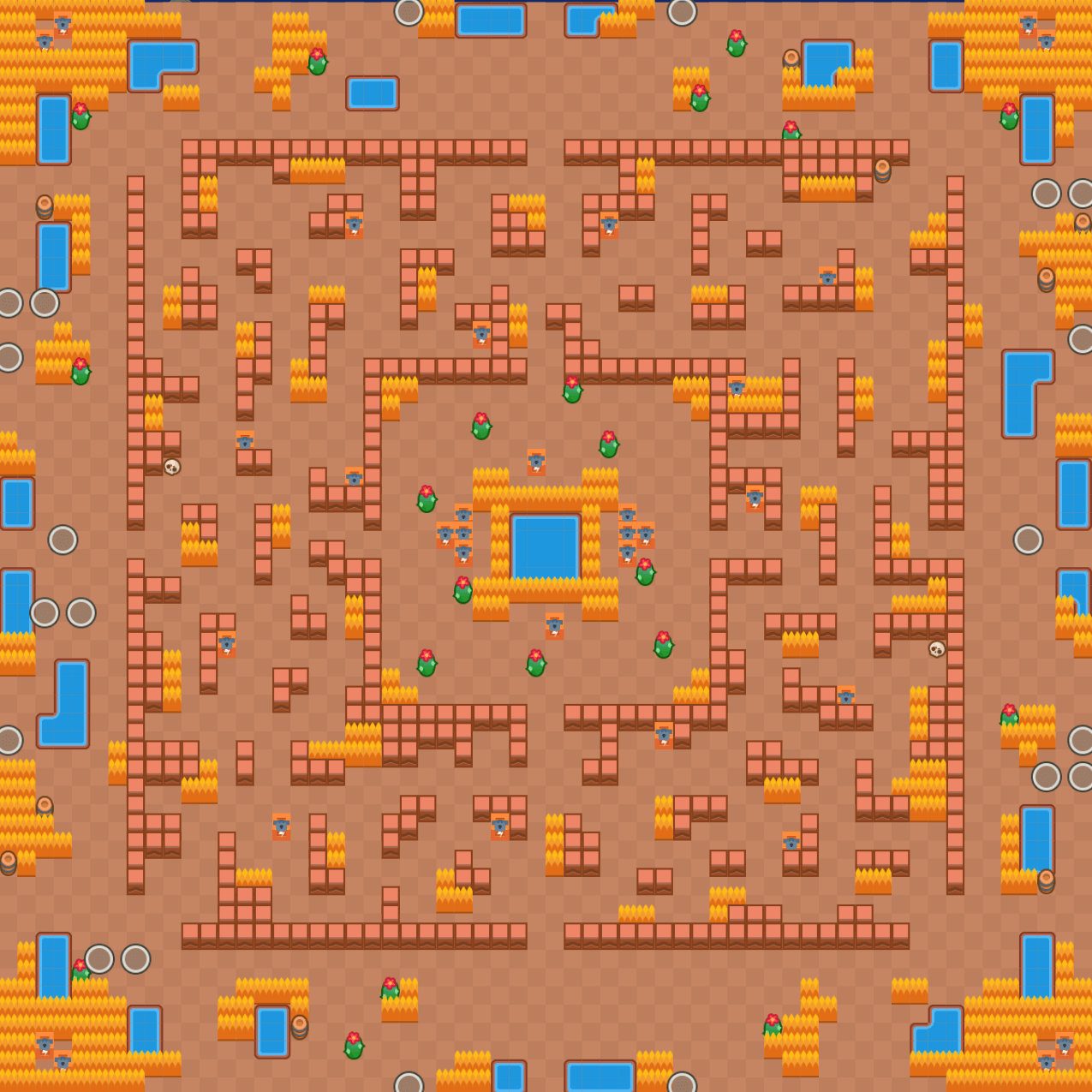 hot maze map