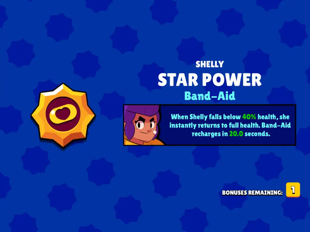 shelly star power band aid
